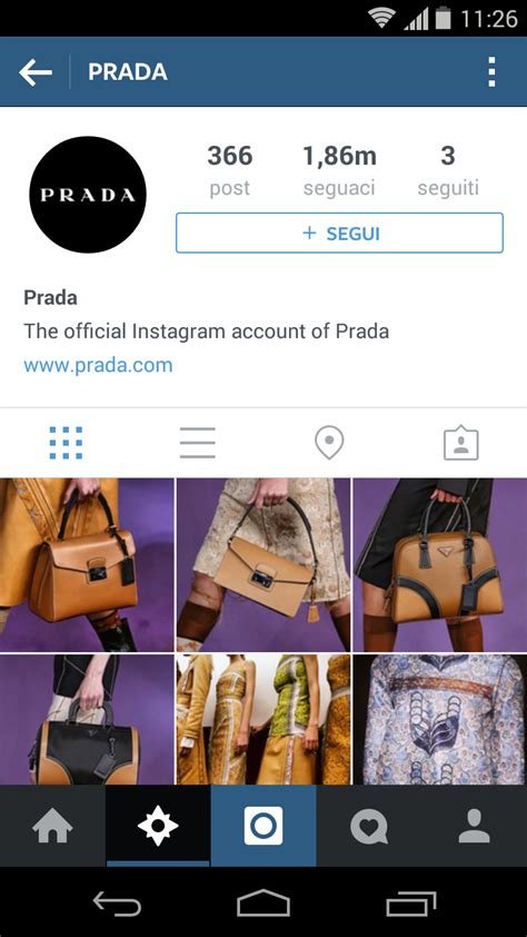 prada instagram logo|prada instagram accounts.